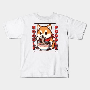 Corgi Noodle Poodle Kids T-Shirt